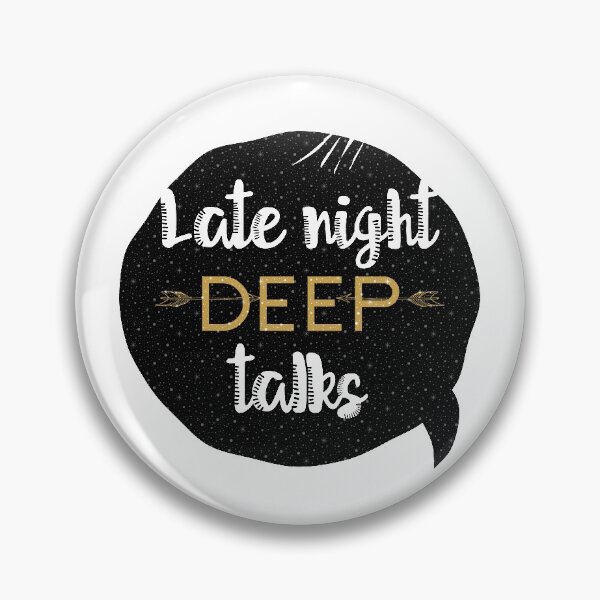 Item preview, Late night deep talks designed and sold by famenxt.