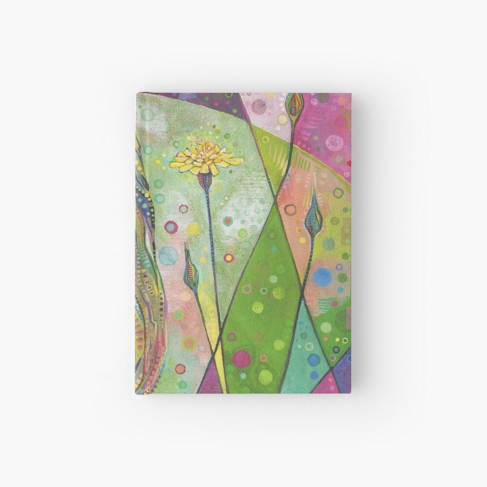 Dandelion (Self-portrait) Painting - 2014 Hardcover Journal