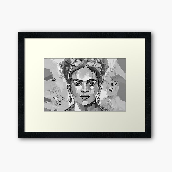 frida kahlo Framed Art Print