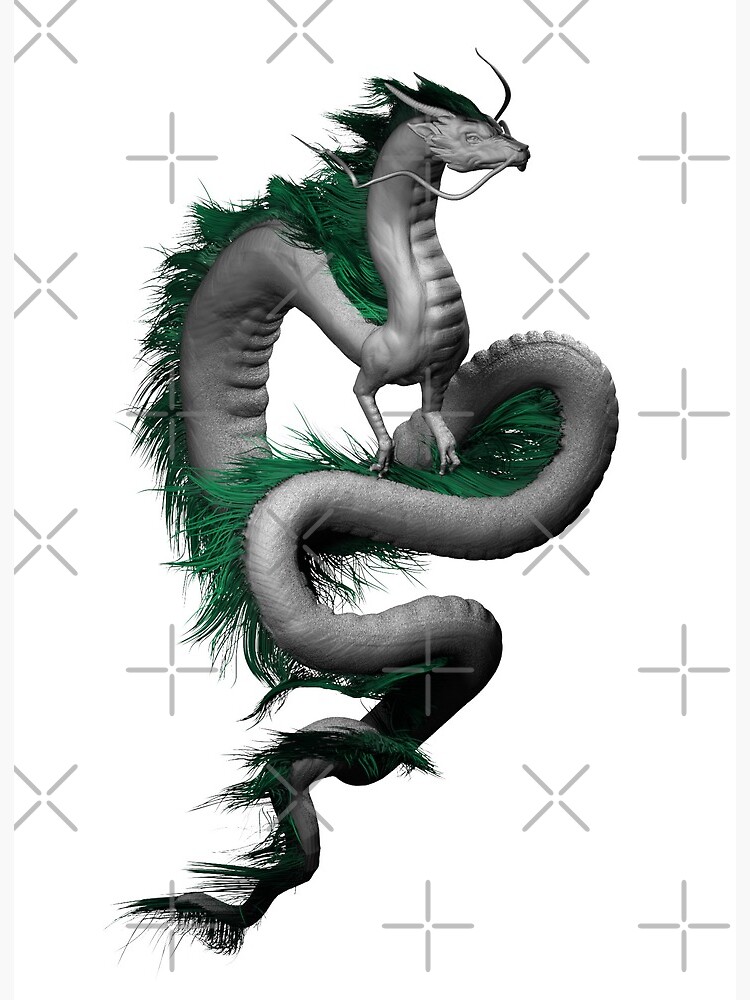 3D Dragon Illustration Side view - Anime Art Board Print for Sale by  gundoarte
