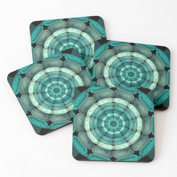 Item preview, Radial dark turquoise designed and sold by Gaspar Avila.