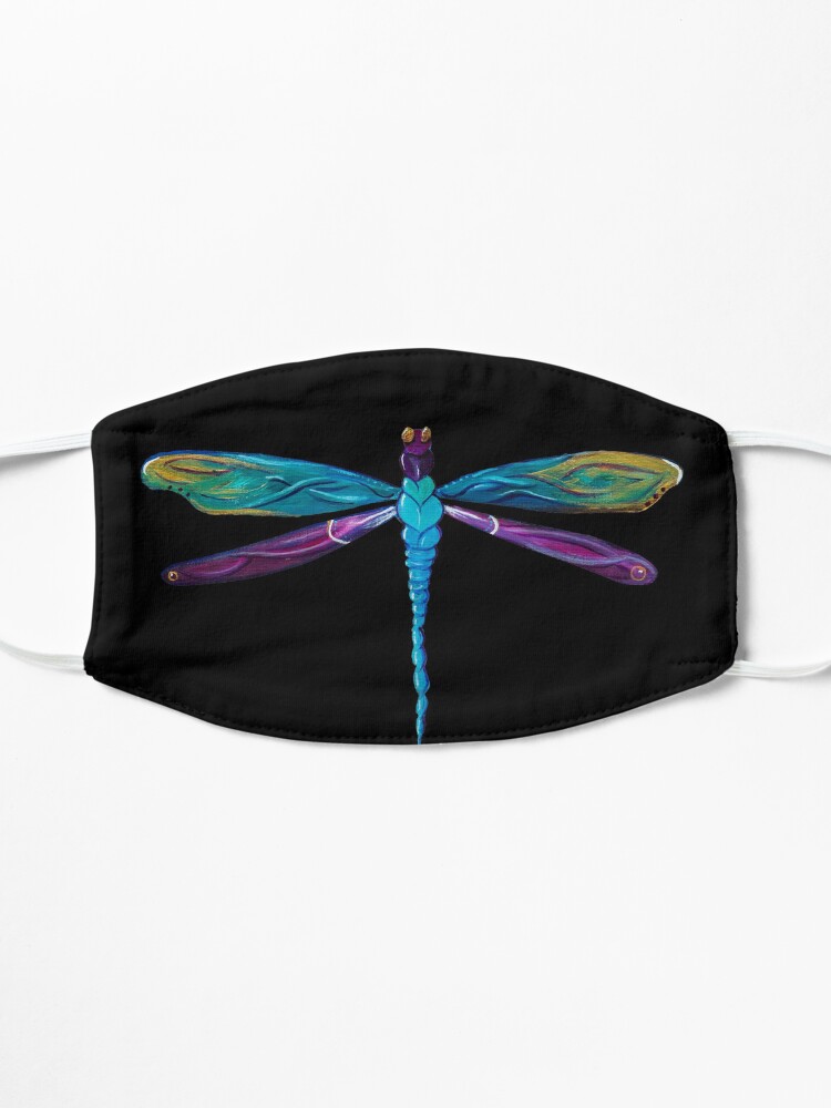 Alternate view of Painted Dragonfly Mask