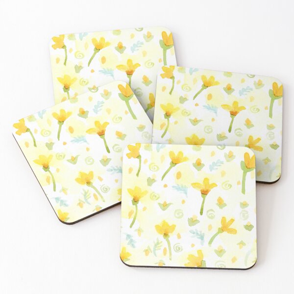 Item preview, Dancing Buttercups Pattern designed and sold by Cathi Freund.