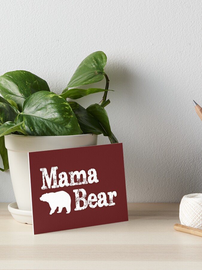 Mothers Day Gifts - Mama Bear Gift Ideas for Mom Mother & Mommy for  Birthday & Anniversary Art Print for Sale by merkraht