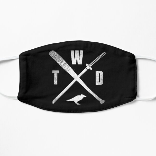 TWD CROSSED WEAPONS Flat Mask