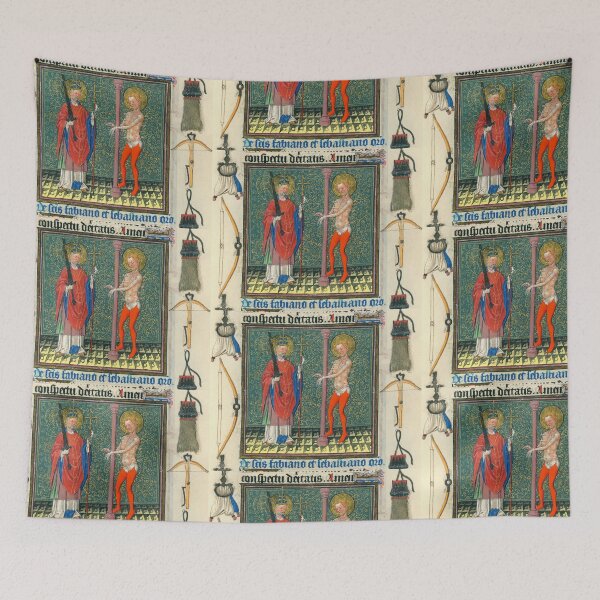 Aperçu de l'œuvre Portrait of a saint Medieval design créée et vendue par Vintage Designs +.