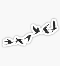 Flying Swallow Sticker