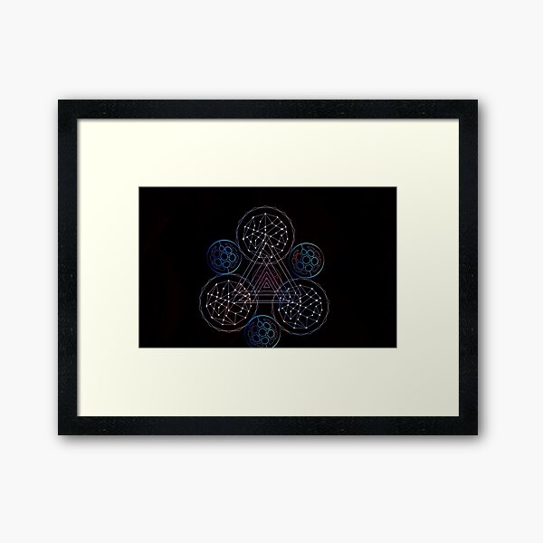 cosmic keywork Framed Art Print