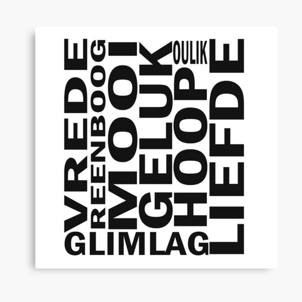 Afrikaans Canvas Prints Redbubble