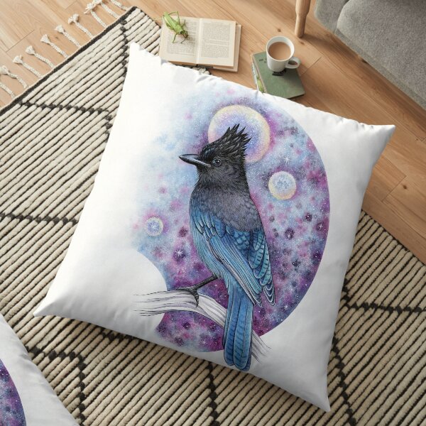 Stellar Jay Floor Pillow