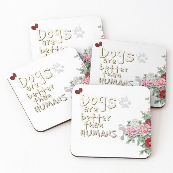 Item preview, Dogs are Better than Humans cool T-Shirt designed and sold by Harrak Housni.