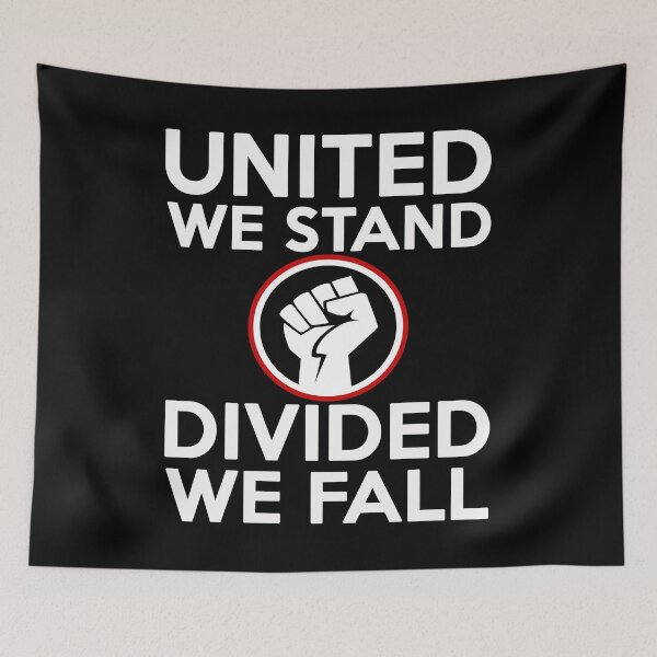 Item preview, UNITED WE STAND DIVIDED WE FALL SHIRTS! designed and sold by BrandNewTeez.