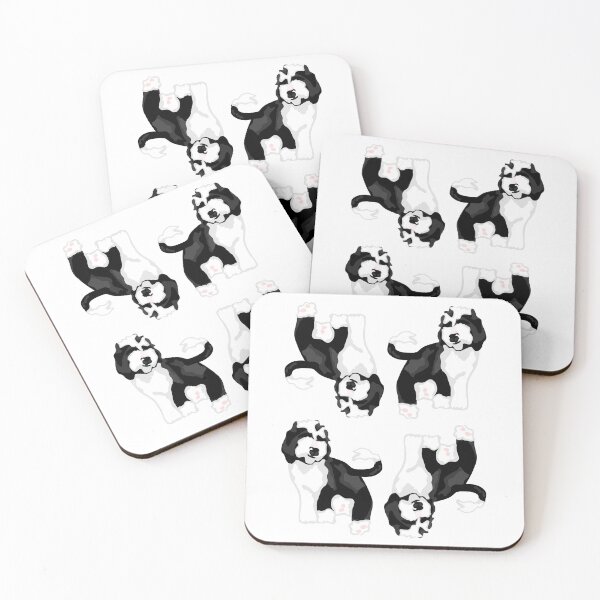Item preview, Shaggy Dogs Pattern designed and sold by beyondthescope.