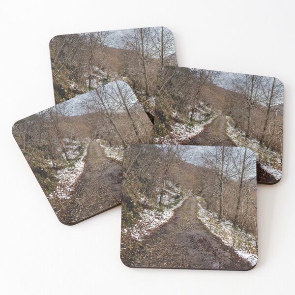 Item preview, Snowy path in a forest designed and sold by MarioGuti.