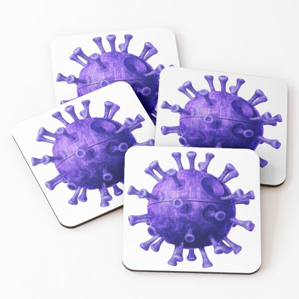 Item preview, fight covid (purple death planet version) designed and sold by Radu-Gabriel.