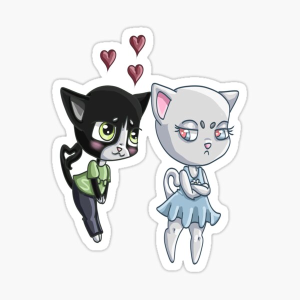 Animal Folk: Fergus and Daisy Sticker