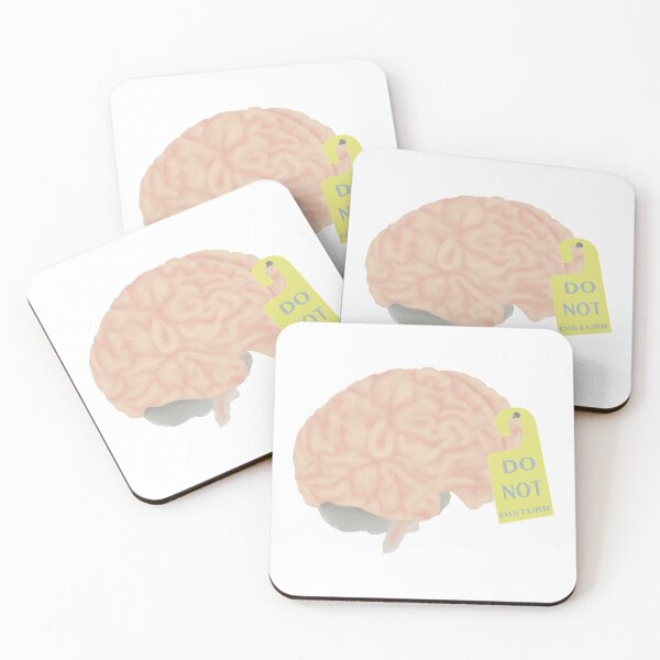 Item preview, brain DO NOT DISTURB designed and sold by vanderValk-art.