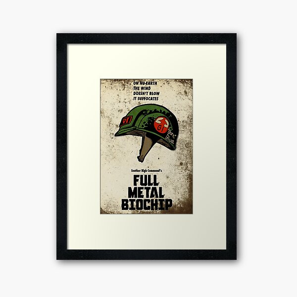 Full Genetic Infantryman Framed Art Print