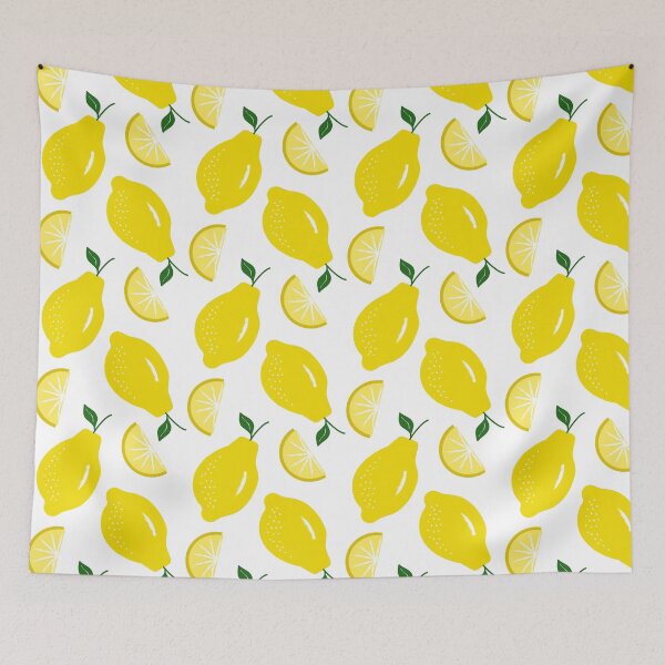 Item preview, Tropical Fruit Food Chef Beach Summer Nautical Vacation | Yellow Lemons Citrus Fruit | Pretty Face Masks Dust Masks  designed and sold by rdorsey8.