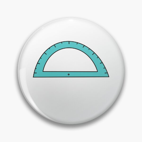 Item preview, Blue Protractor designed and sold by buynomials.