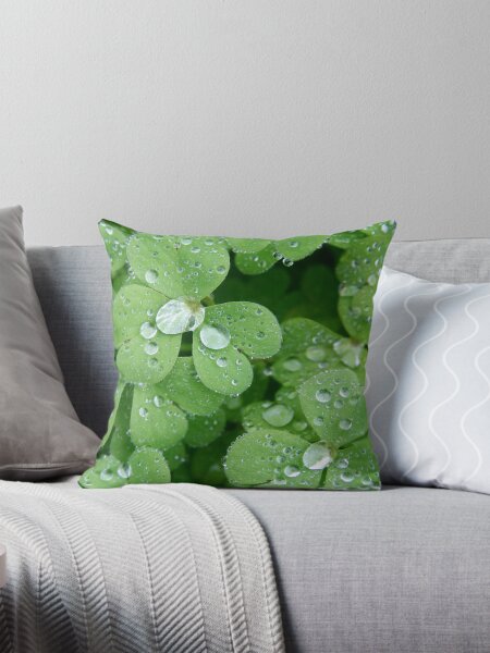 Item preview, Clover with Raindrops  designed and sold by Gwenn Seemel.