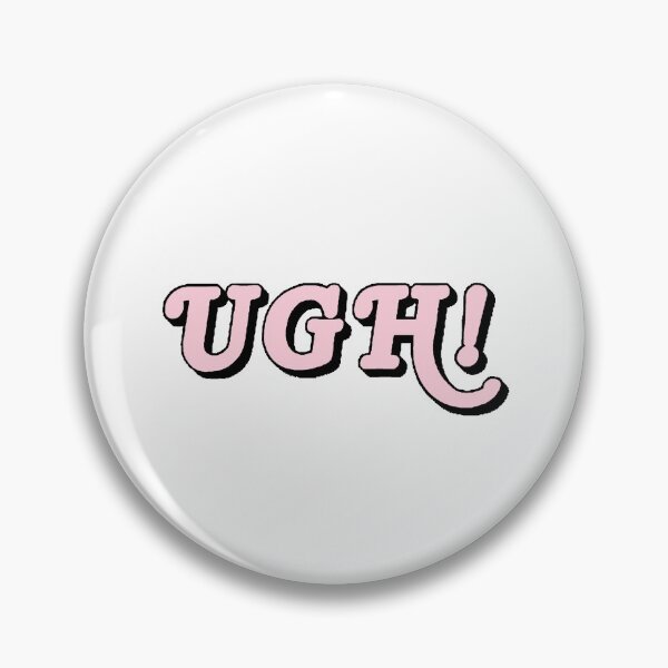 Item preview, UGH! Pink on Black designed and sold by Hannah Marland.