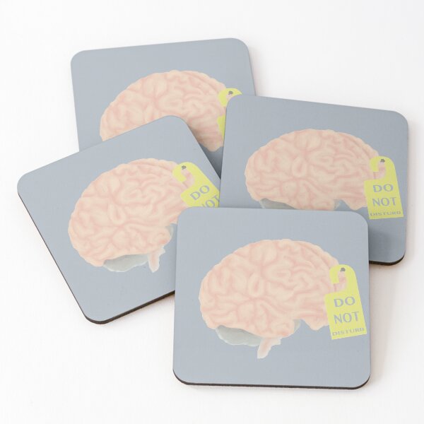 Item preview, Brain DO NOT DISTURB designed and sold by vanderValk-art.