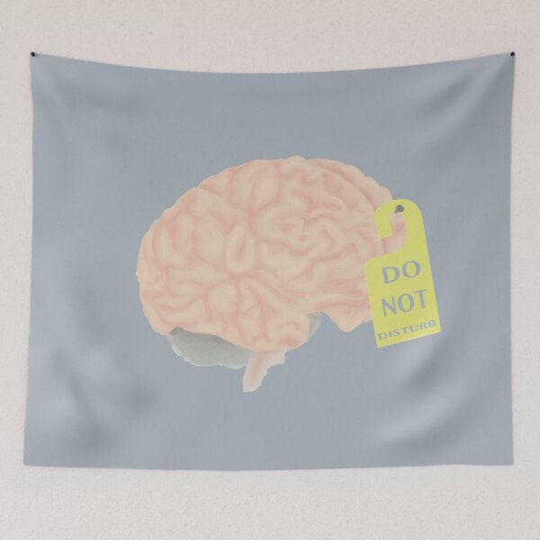 Item preview, Brain DO NOT DISTURB designed and sold by vanderValk-art.