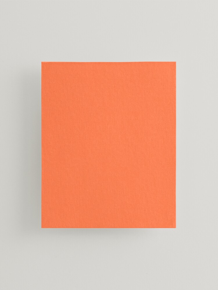 Lámina montada «Color naranja pastel liso» de eulonix | Redbubble