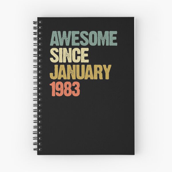 Item preview, Awesome Since January 1983 37th Birthday Gift designed and sold by vomaria.