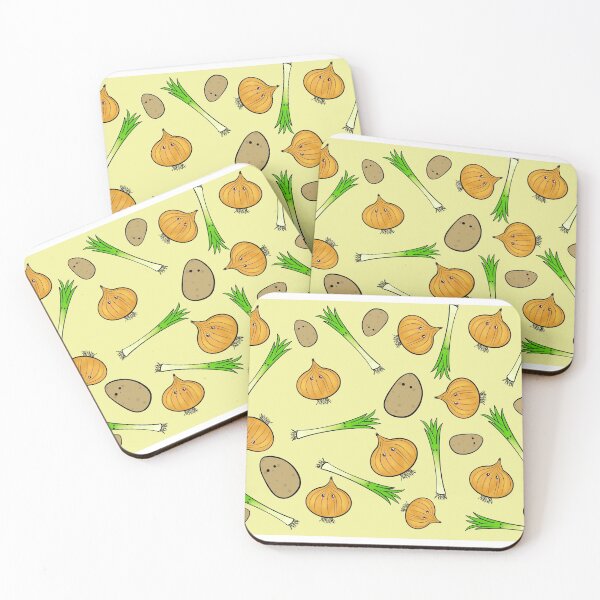 Item preview, VERY cute onion,leak and potato print!!! designed and sold by Jade1411.