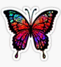 Psychedelic Butterfly Sticker