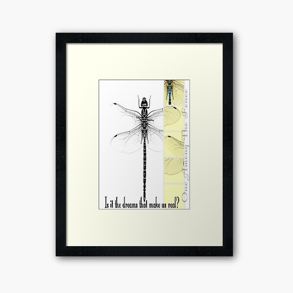 One Among The Fence 1 Framed Art Print