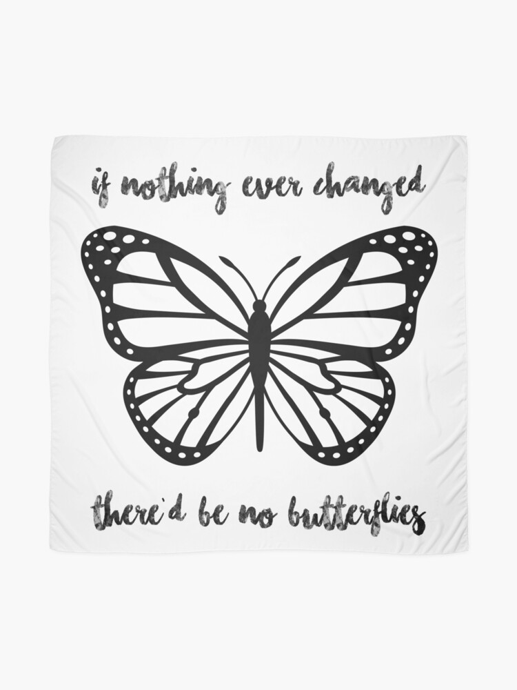 If Nothing Ever Changed There'd be No Butterflies