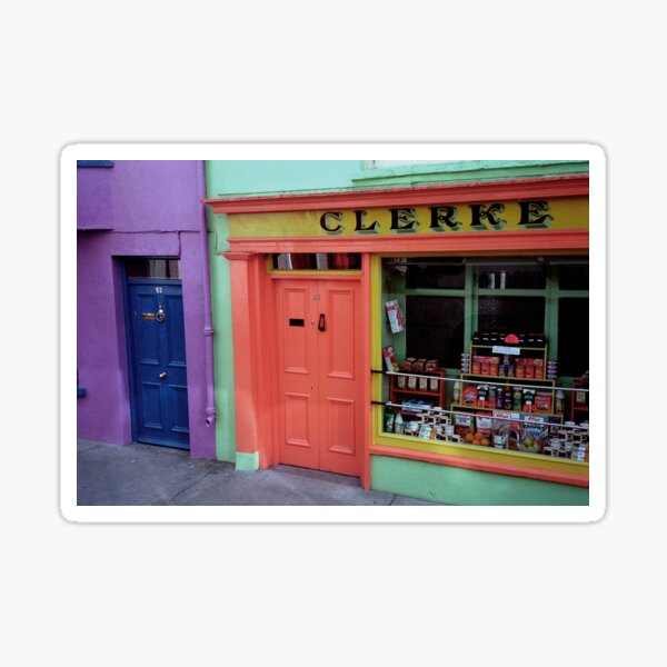 Traditional grocery store in Skibbereen, West Cork Sticker