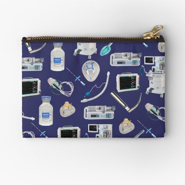 Tools of the Trade SPACE BLUE Anesthesia / Anaesthesia Zipper Pouch