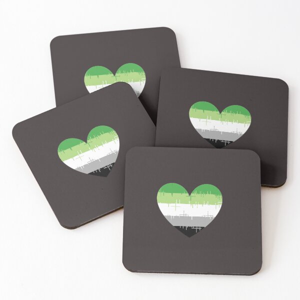 Item preview, Aromantic Pride Heart designed and sold by SkeletalReigns.