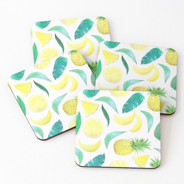 Item preview, Tropical Fruit Food Chef Beach Summer Nautical Vacation | Teal Banana Palm Fruit | Pretty Face Masks Dust Masks  designed and sold by rdorsey8.