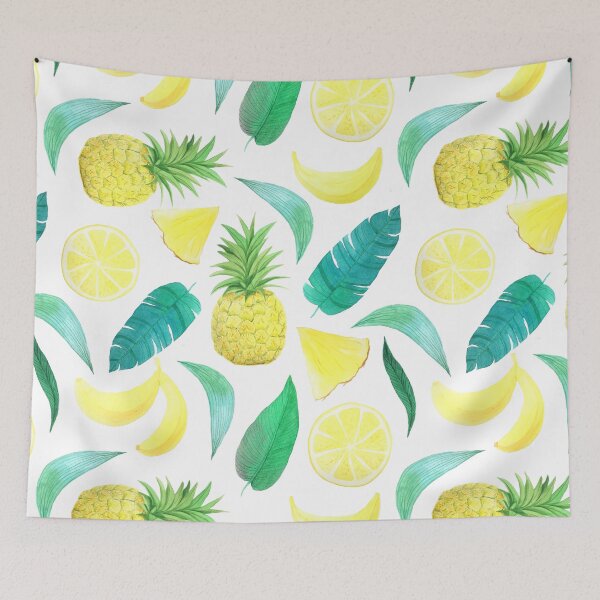 Item preview, Tropical Fruit Food Chef Beach Summer Nautical Vacation | Teal Banana Palm Fruit | Pretty Face Masks Dust Masks  designed and sold by rdorsey8.