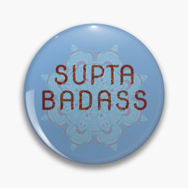 Item preview, Supta Badass, Yoga Attitude, Yoga Quote, Supine, New Year Yoga, Yoga slogan Pack designed and sold by HomeConscious.