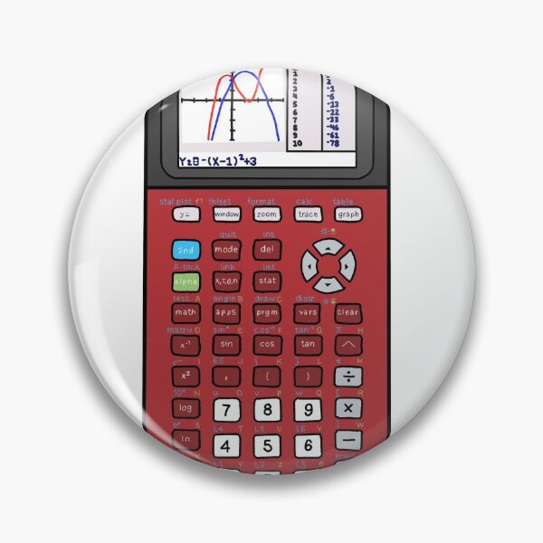 Item preview, Red TI 84 Calculator designed and sold by buynomials.