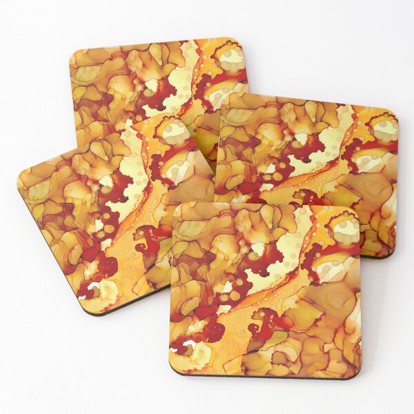 Item preview, Honey Abstract: Original Alcohol Ink Painting designed and sold by herzart.