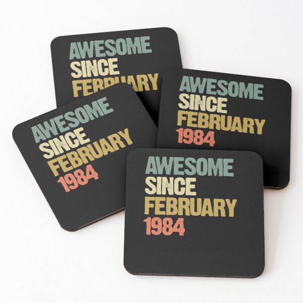 Item preview, Awesome Since February 1984 36th Birthday Gift designed and sold by vomaria.