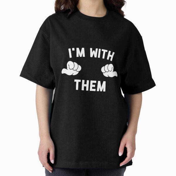Item preview, Funny Polyamory T-Shirt I'm With Them Polylove Polyamorist designed and sold by reallsimplelife.