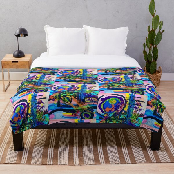 Poetic Chaos Throw Blanket