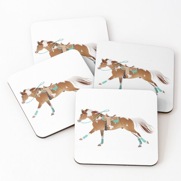 Item preview, Red Dun Paint Barrel Racer - Equine Rampaige designed and sold by equinerampaige.