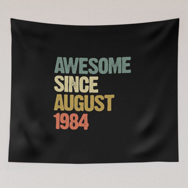 Item preview, Awesome Since August 1984 36th Birthday Gift designed and sold by vomaria.