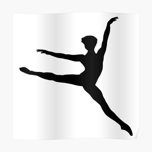 Anden klasse åndelig Dykker Ballerino Figure" Poster by Julia2Julia | Redbubble