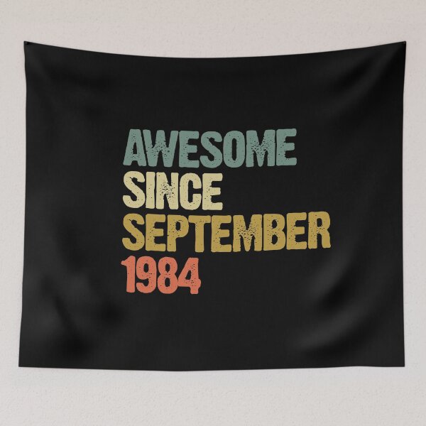 Item preview, Awesome Since September 1984 36th Birthday Gift designed and sold by vomaria.