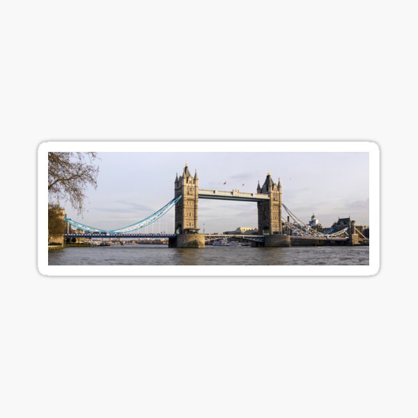 Item preview, Tower bridge and river Thames a panorama photograph designed and sold by iCimages.net.
